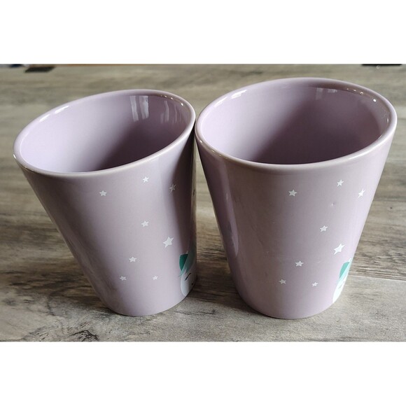 Set Of 2 Ten Acre Gifts Unicorn Mug Cup Lavender Stars Happy Fairycore Everyday - Picture 4 of 6